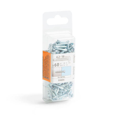 04806 • Önfúró laposfejű lemezcsavar - 4,2 x 19 mm - 60 db / csomag