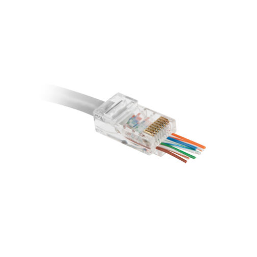 05223PT • 8P8C moduláris dugó - átmenő - CAT5e RJ45