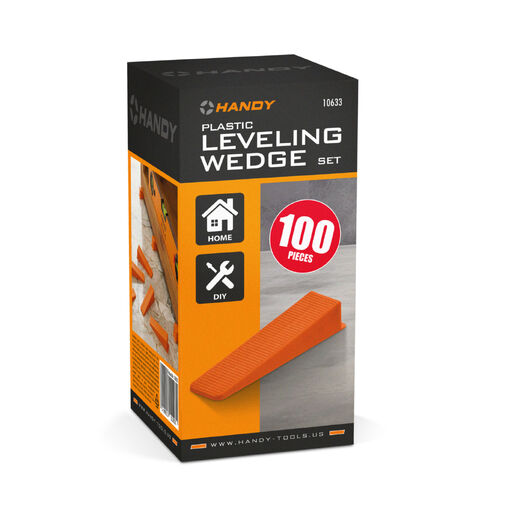 10633 • Műanyag szintező ék szett - 1-15 mm - narancssárga - 100 db / csomag