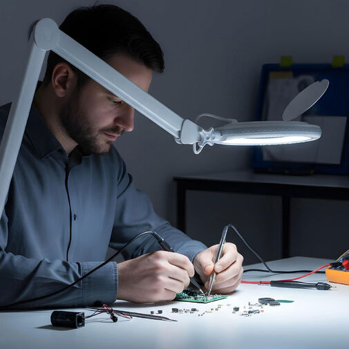 10797L • LED lámpa - nagyító lencsével - 5