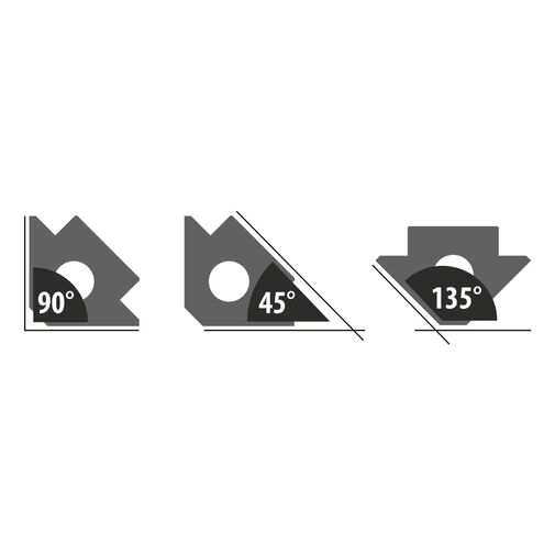 10882A • Hegesztőmágnes - 45° - 90° - 135° - max 34 kg