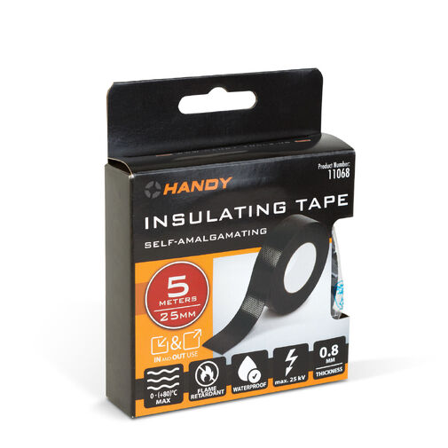 11068 • Önvulkanizáló szigetelőszalag - 5 m x 25 mm - max. 25 KV - fekete