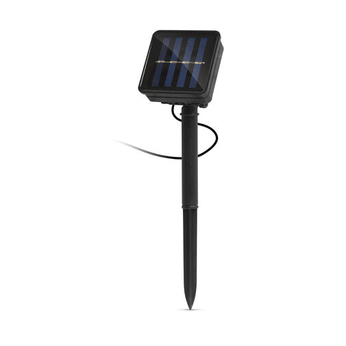 11237 • LED-es szolár kerítés - 58 x 36 x 3,5 cm - hidegfehér - 4 db / szett