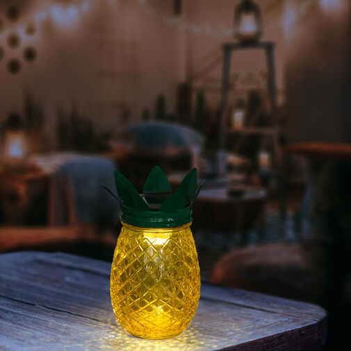 11250B • LED-es szolár lámpa - ananász - 170 x Ø90 mm
