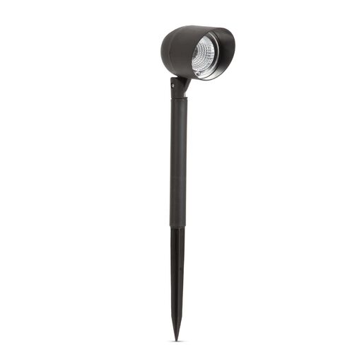 11251 • LED-es szolár lámpa fényvetővel - fekete - 410 mm