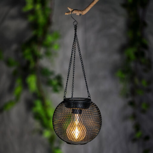 11256 • LED-es szolár lámpa - felakasztható - 14,5 x 13,5 cm