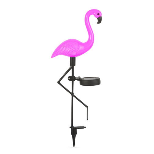 11270 • LED-es szolár flamingó - leszúrható - műanyag - 52 x 19 x 6 cm
