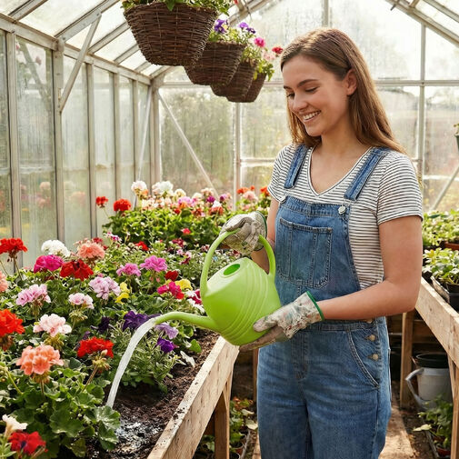 11325B • Öntözőkanna 1,45 L - zöld -  30 x 20 cm