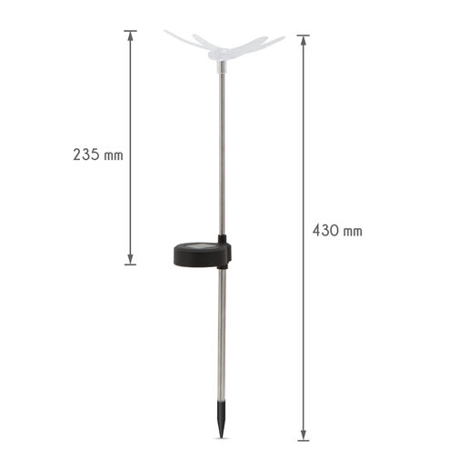 11393B • RGB LED-es szolár lámpa