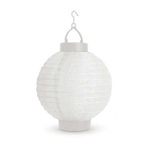 11399F-WH • Szolár lampion - fehér - hidegfehér LED - 21 cm