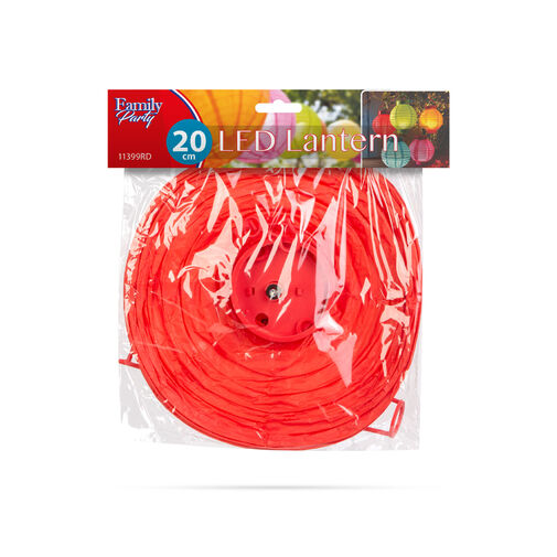 11399RD • LED-es lampion - 1 LED - piros - 2 x AAA