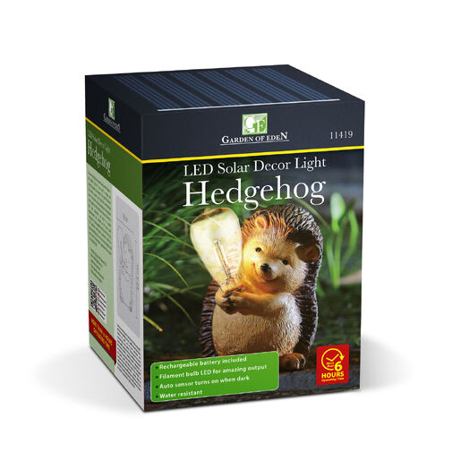 11419 • Szolár állatfigura - süni - 1 x filament LED - 16 x 19 x 23 cm