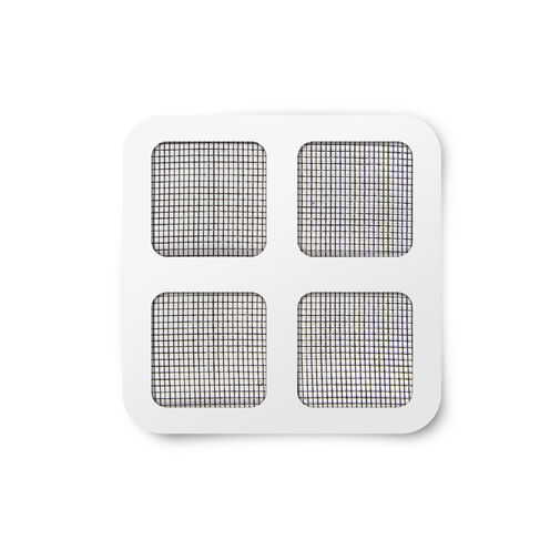 11610BK • Szúnyogháló javítófolt - 10 x 10 cm - fekete - 4 db / csomag