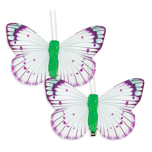 11692 • Kerti dekoráció - pillangó - 10 cm - csipeszes - 2 db / csomag