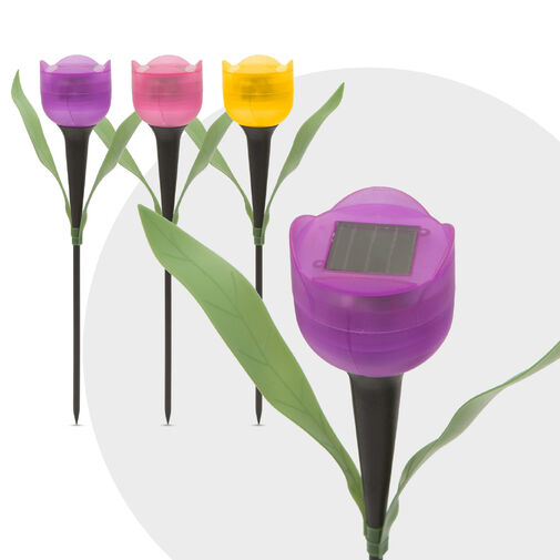11703 • LED-es szolár tulipánlámpa