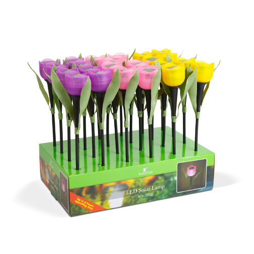 11703 • LED-es szolár tulipánlámpa