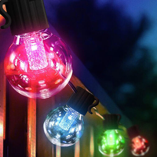 11745 • Smart fényfüzér - 25 db RGB LED - 7,5 m  - bluetooth, 100-240V, 7W