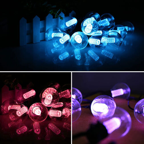 11745 • Smart fényfüzér - 25 db RGB LED - 7,5 m  - bluetooth, 100-240V, 7W