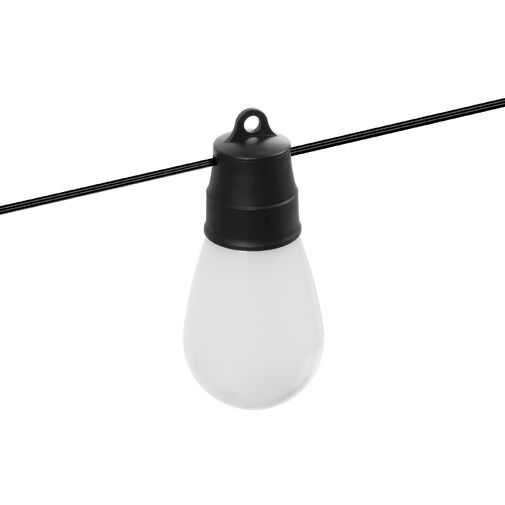 11746 • Smart szolár fényfüzér - 15 db RGBIC LED - 6,5 m - bluetooth