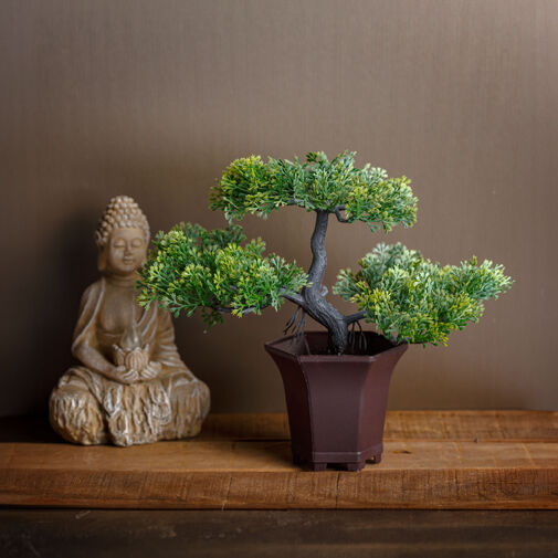 11895 • Műnövény dekoráció - bonsai fa - 25 x 9 cm