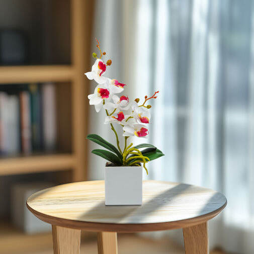 11902 • Műnövény dekoráció - orchidea - 3 féle - 37 cm
