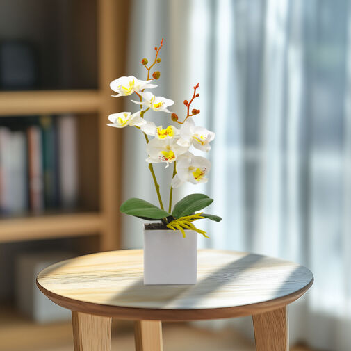 11902 • Műnövény dekoráció - orchidea - 3 féle - 37 cm