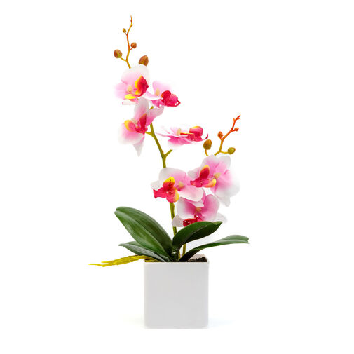 11902 • Műnövény dekoráció - orchidea - 3 féle - 37 cm