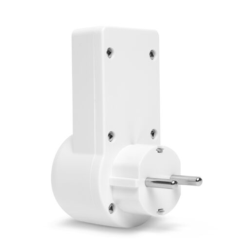 18697 • Mozgásérzékelő konnektor - 120° - max 10 m - max 1200W - IP20 - fehér