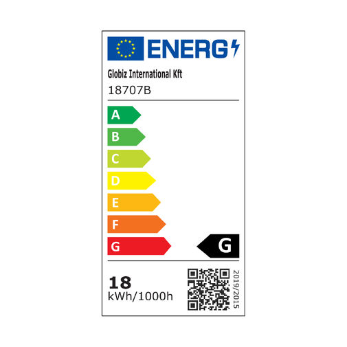 18707B • Mennyezeti LED Lámpa mozgásérzékelővel - 18W - 1440 lm - 110-240V - IP20