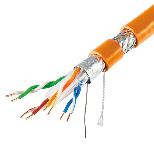20049 • Vezeték SF/UTP fali Cat.6A (500m) BC - 4P 23AWG SOLID - Fluke pass