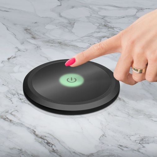 20450BB • Motoros rejtett elosztó - bluetooth-os, fekete