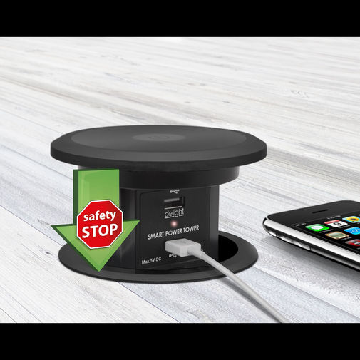20450BB • Motoros rejtett elosztó - bluetooth-os, fekete