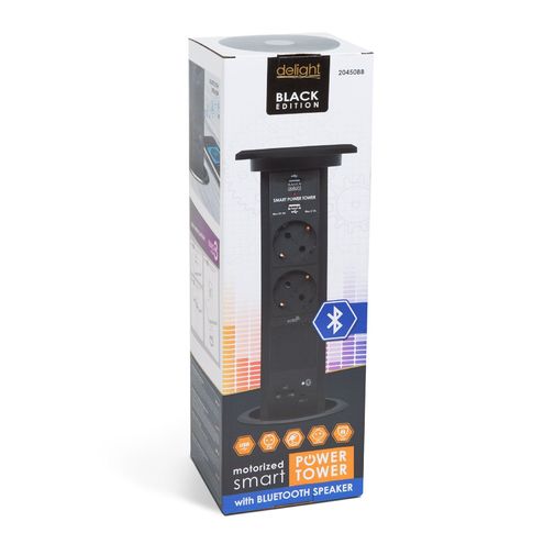 20450BB • Motoros rejtett elosztó - bluetooth-os, fekete