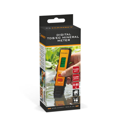 25803 • Digitális TDS/EC ásványmérő - 0-4999 ppm - elemes