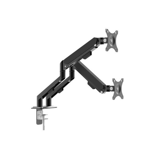 39684 • Monitor&TV tartókonzol - dupla karos, teleszkópos - asztallapra rögzíthető - 62 cm, 30