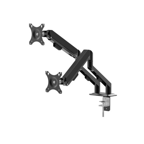 39684 • Monitor&TV tartókonzol - dupla karos, teleszkópos - asztallapra rögzíthető - 62 cm, 30