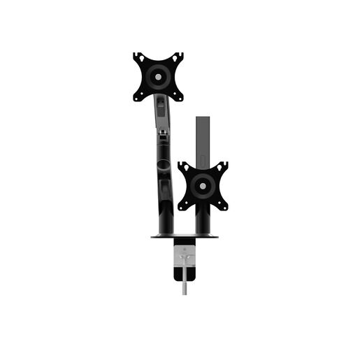 39684 • Monitor&TV tartókonzol - dupla karos, teleszkópos - asztallapra rögzíthető - 62 cm, 30