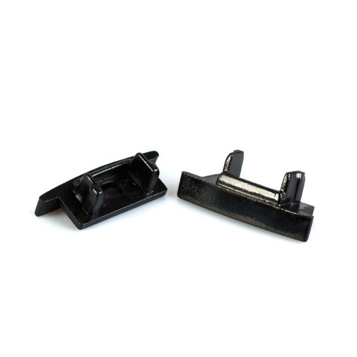 41011E-BK • LED aluminium profil végzáró (41011hez) - 2 db - fekete