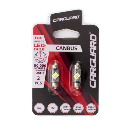 50779 • Autós LED - CAN132 - sofita 36 mm - 240 lm - can-bus - SMD - 3W - 2 db / bliszter