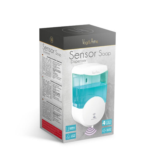 51120A • Szenzoros szappanadagoló - 600 ml - fali - elemes - fehér