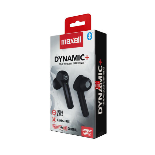 52043BK • Maxell BT Dynamic+TWS fülhallgató - fekete