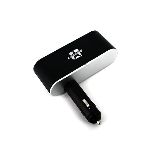 55049 • Szivargyújtóaljzatba csatlakoztatható 3-as elosztó + 1A USB csatlakozás