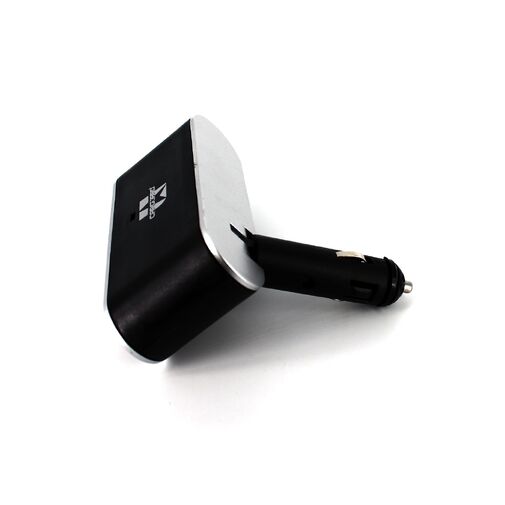 55049 • Szivargyújtóaljzatba csatlakoztatható 3-as elosztó + 1A USB csatlakozás