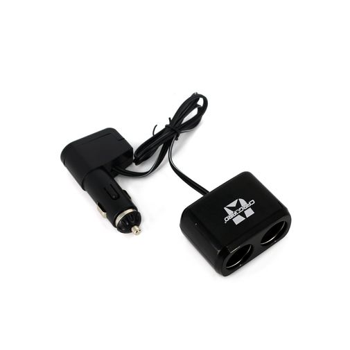 55050 • Szivargyújtóaljzatba csatlakoztatható 2-es elosztó + 1A USB csatlakozás