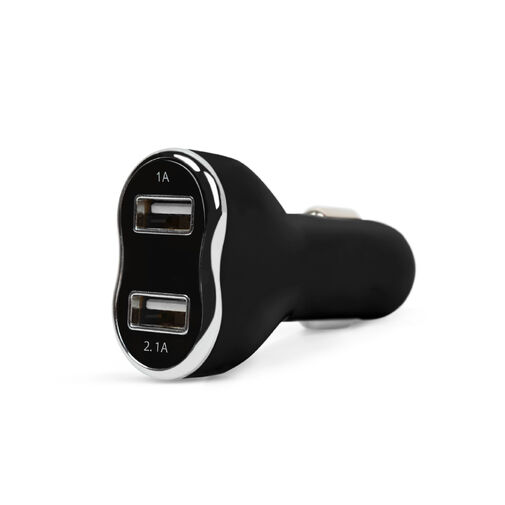 55054BK • Autós szivargyújtó adapter - 2 x USB - fekete