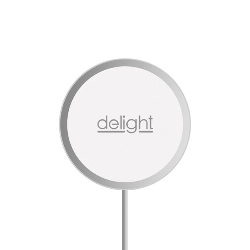 55164A • Mágneses vezeték nélküli töltőpad - Type-C - ezüst