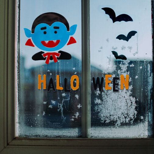 55204H • Zselés ablakdekor - halloween