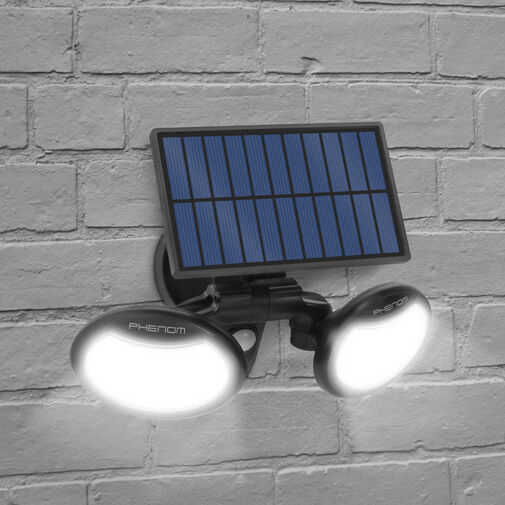 55283 • Mozgásérzékelős szolár reflektor - forgatható fejjel - 2 COB LED