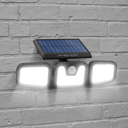 55284 • Mozgásérzékelős szolár reflektor - karos, forgatható - 3 COB LED