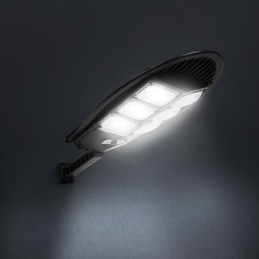 55291A • Szolár fali reflektor - 180 SMD LED - 1200 lm - 10W - 3000 mAh - IP65